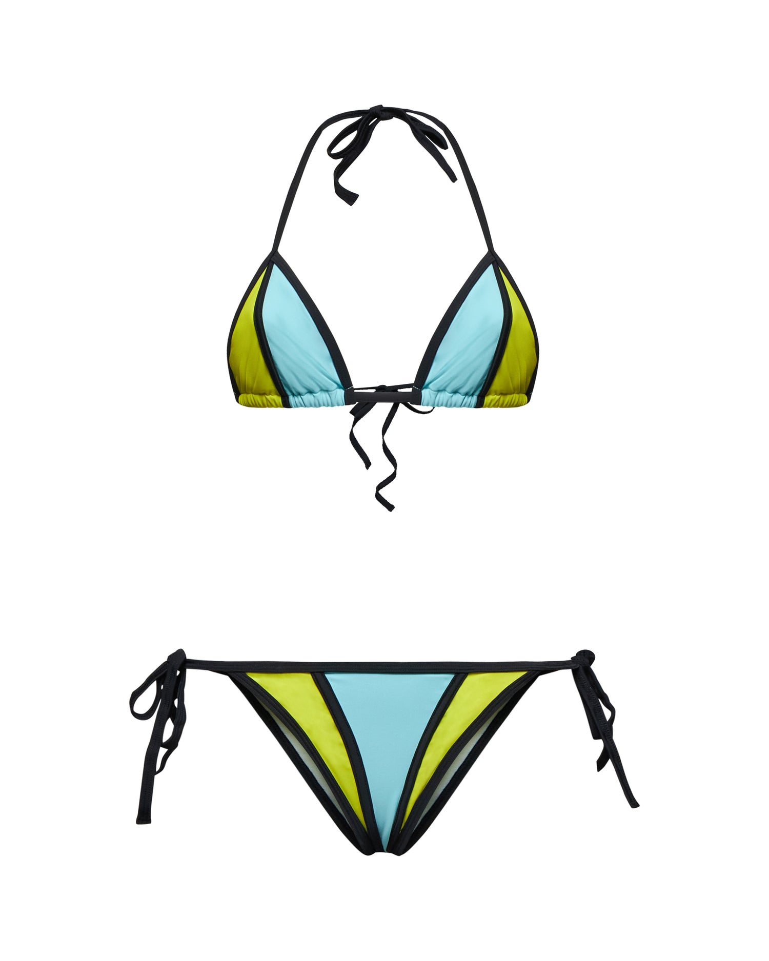 Bikini Triangolo Donna con Laccetti Regolabili - Silvian Heach x Pompea
