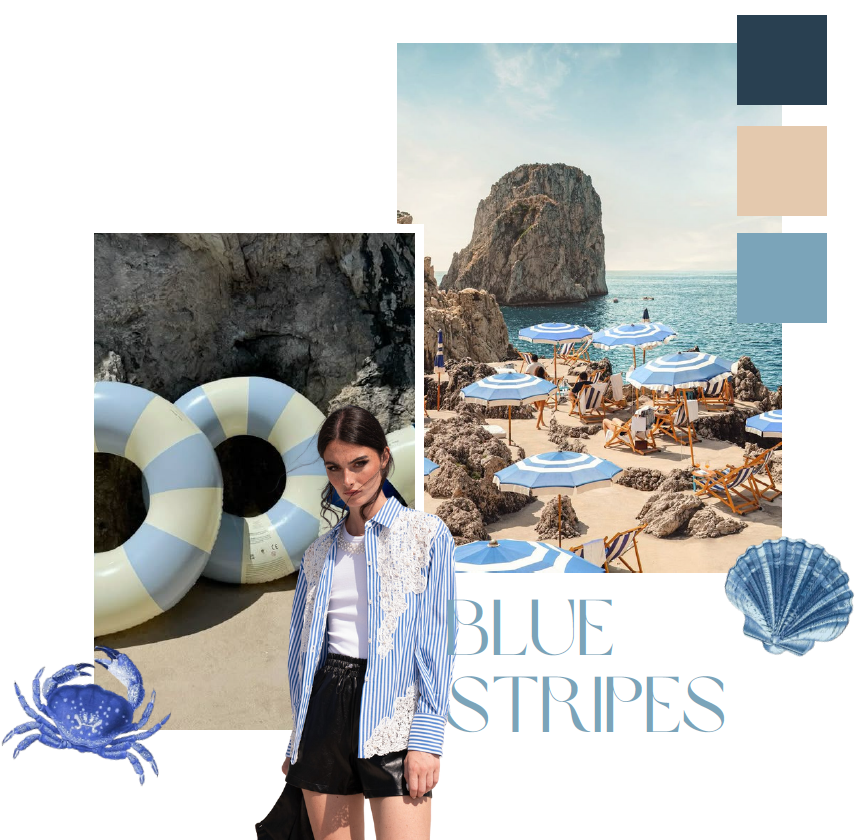 Blue Stripes Mood