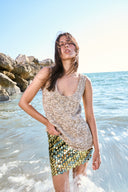 Mini skirt with sequins - Silvian Heach
