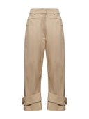Cropped wide leg trousers - Silvian Heach