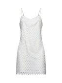 Cutout lace mini dress - Silvian Heach