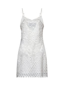 Cutout lace mini dress - Silvian Heach