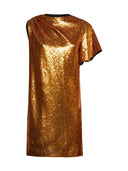 One-shoulder dress with sequins - Silvian Heach