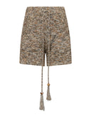 Melange knit shorts - Silvian Heach