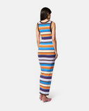 Abito lungo a righe multicolore - Silvian Heach