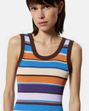 Abito lungo a righe multicolore - Silvian Heach