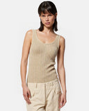 Sleeveless lurex knit top - Silvian Heach