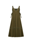 Long dress with embroidered details - Silvian Heach