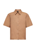 Short-sleeved shirt with a minimal cut - Silvian Heach