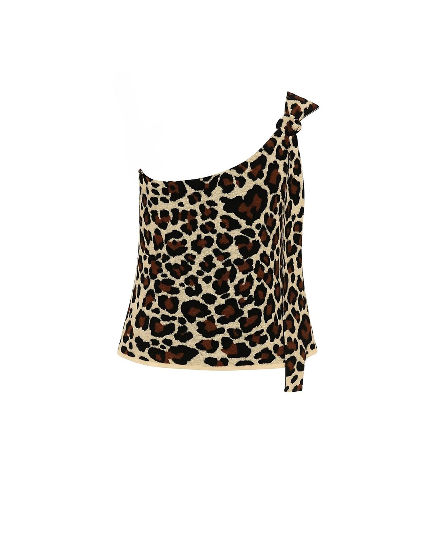 Top monospalla con stampa animalier - Silvian Heach