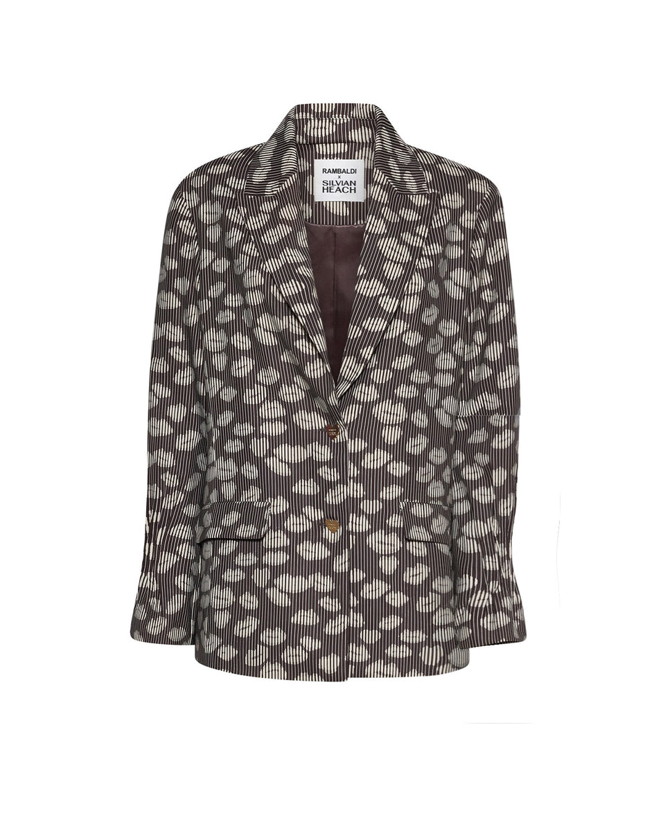 Blazer con motivo grafico All-Over - Silvian Heach