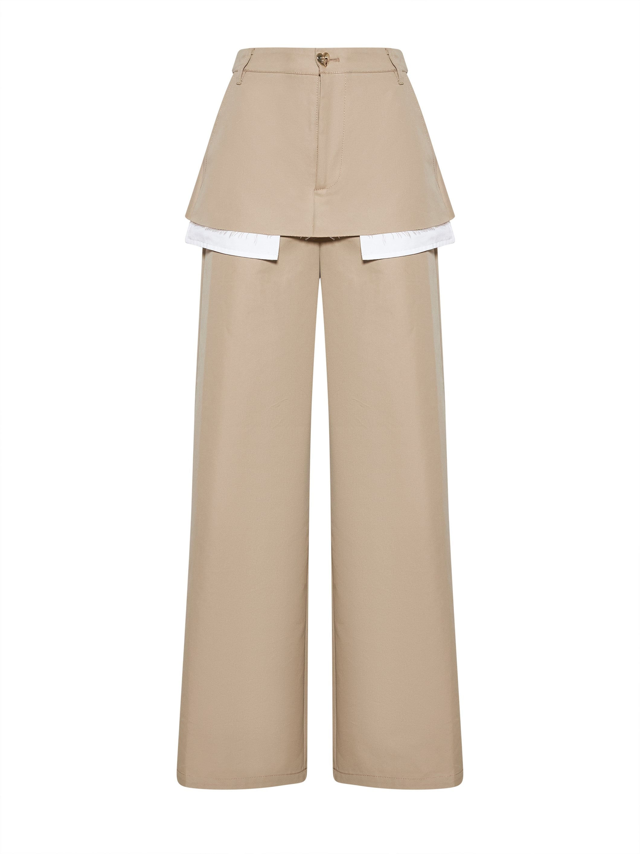 Trousers with overlapping detail - Silvian Heach