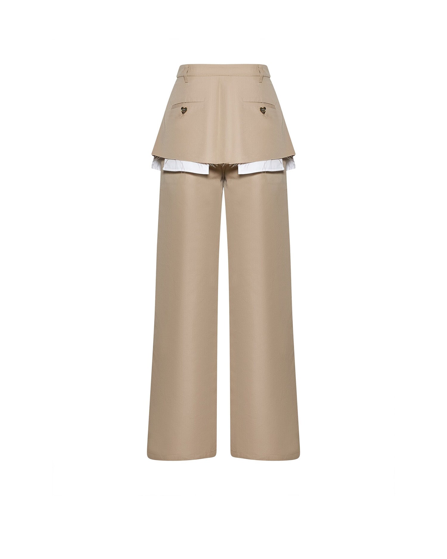 Trousers with overlapping detail - Silvian Heach
