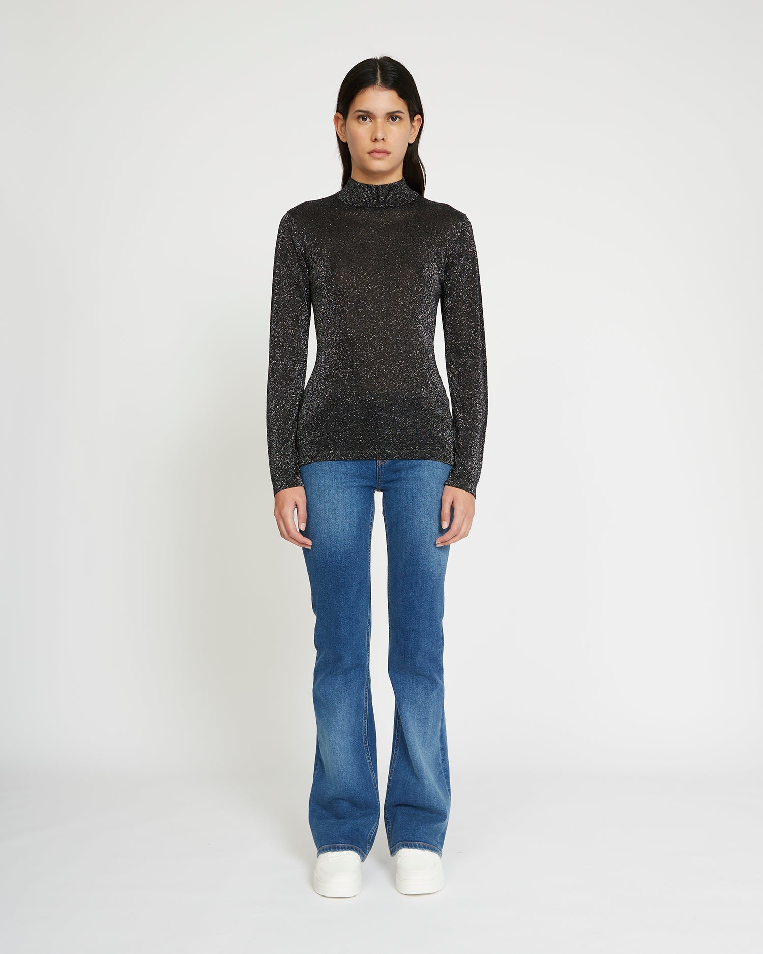 Lurex ﻿turtleneck