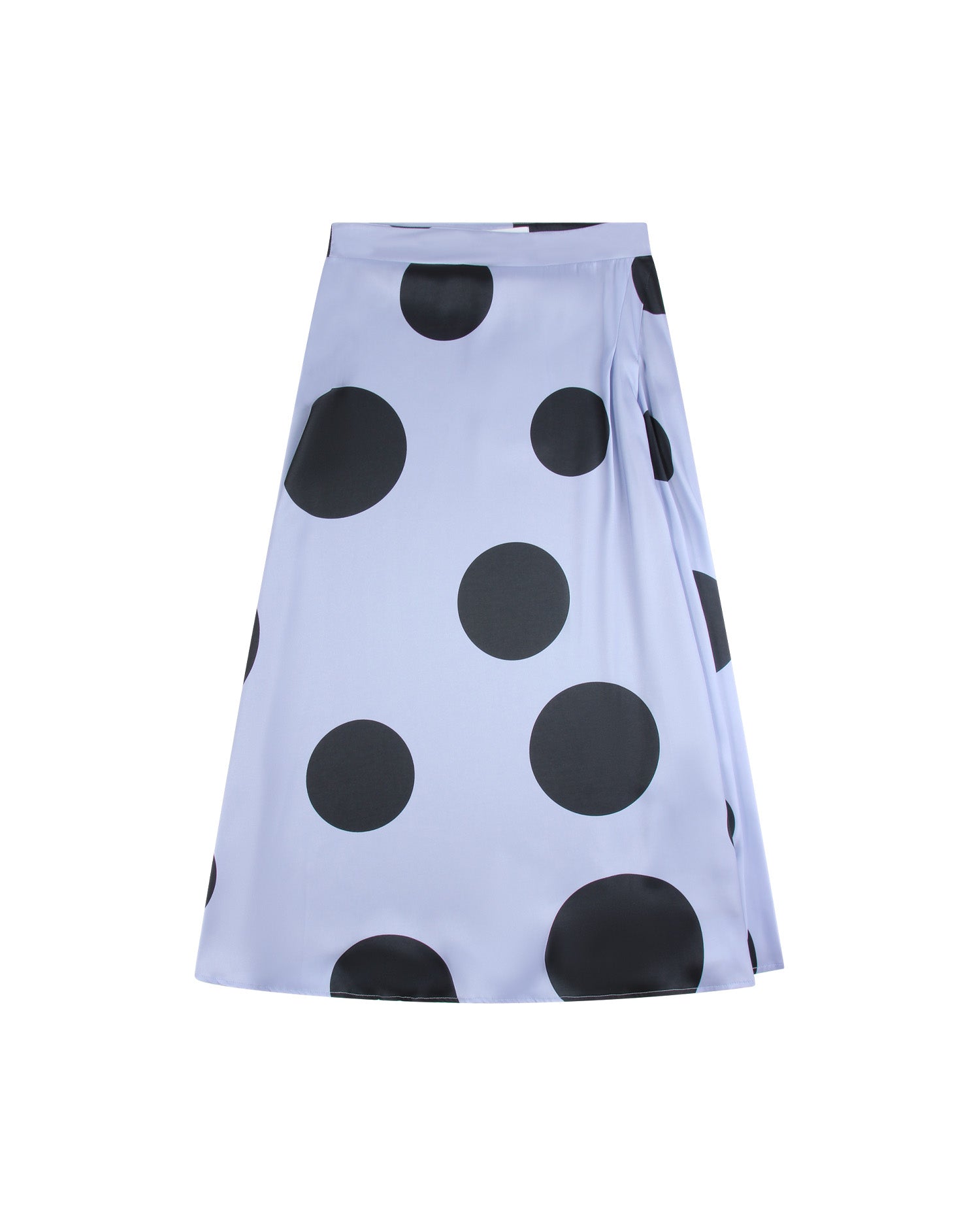 Long polka dot skirt