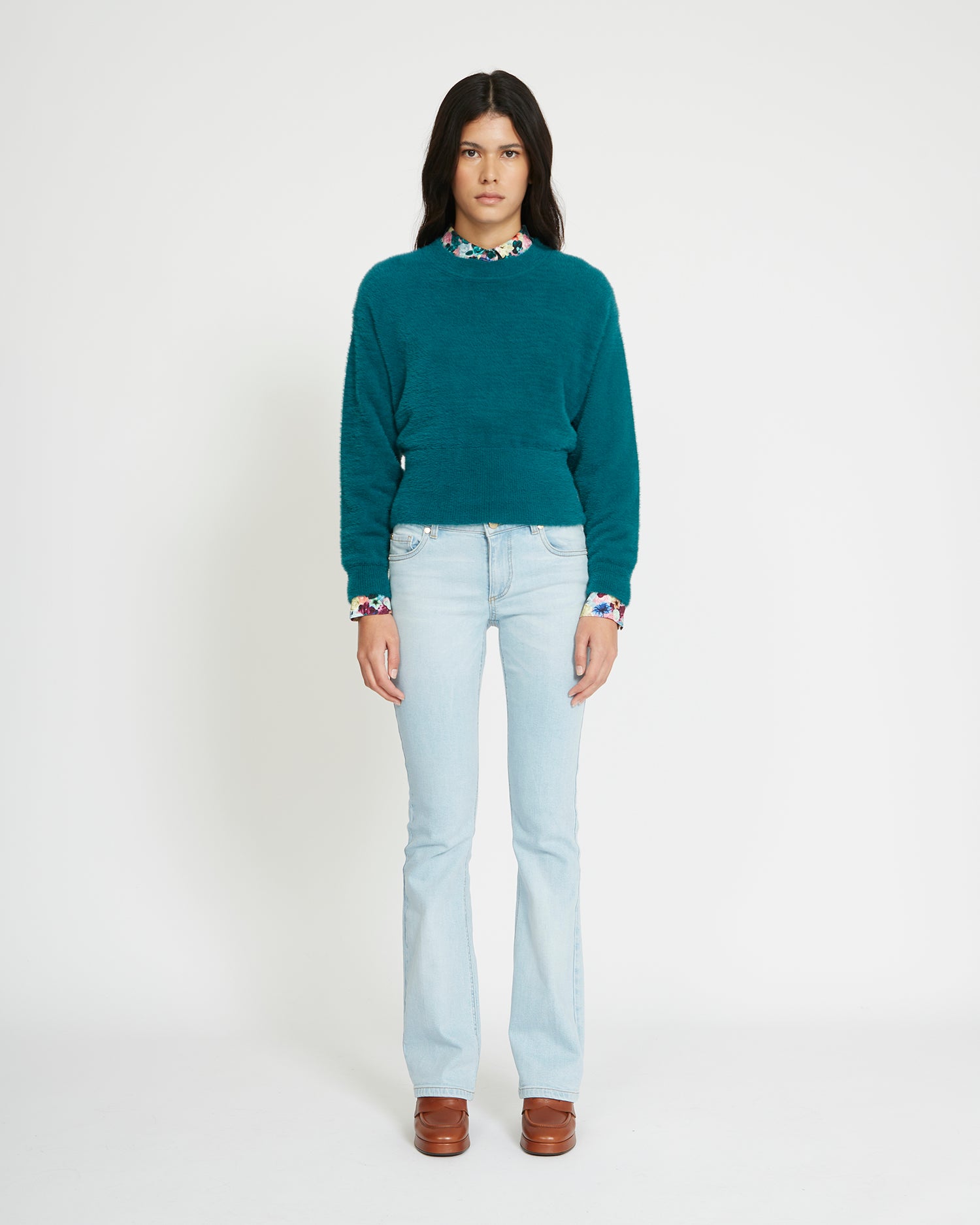Soft cut-out pullover