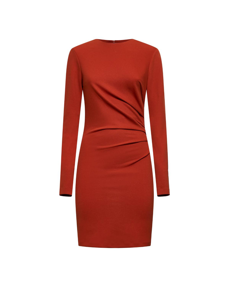 Draped dress with long sleeves Silvian Heach Draped dress with long sleeves Silvian Heach