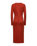 Midi dress with gathered detail - Silvian Heach