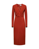 Midi dress with gathered detail - Silvian Heach