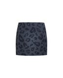Pencil mini skirt with tone-on-tone animal print - Silvian Heach