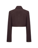 Short blazer with collar and detail - Silvian Heach