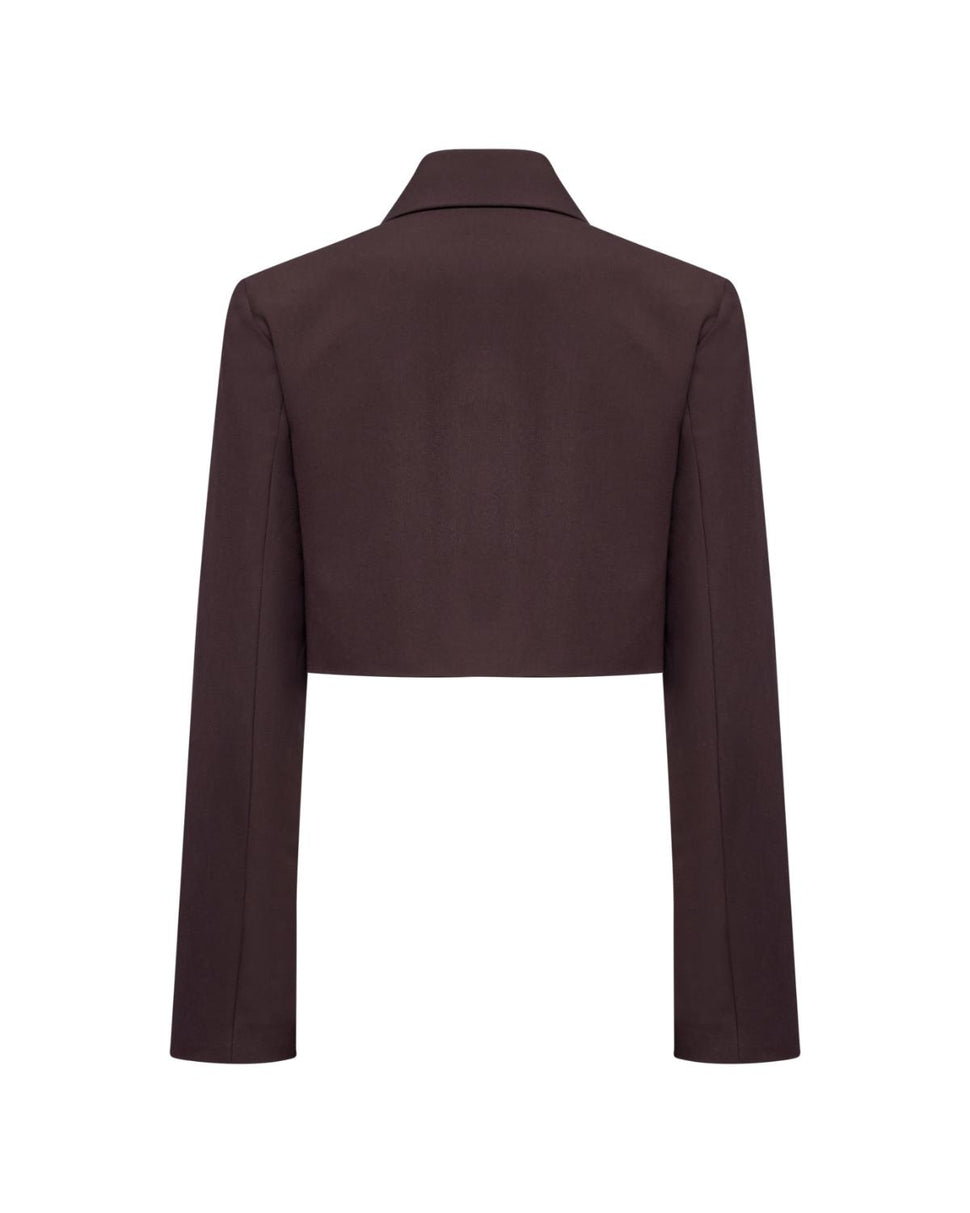 Short blazer with collar and detail - Silvian Heach