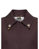 Short blazer with collar and detail - Silvian Heach