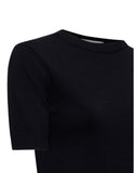 Short-sleeved crew-neck sweater with logo - Silvian Heach