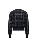 Short cardigan with tweed effect pattern - Silvian Heach