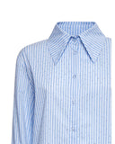 Striped shirt with maxi collar - Silvian Heach