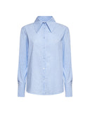 Striped shirt with maxi collar - Silvian Heach
