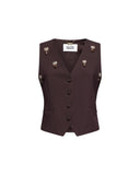 Vest with decorative details - Silvian Heach