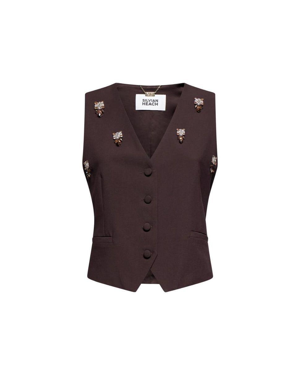 Vest with decorative details - Silvian Heach