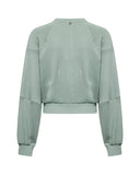 Cropped sweatshirt with balloon sleeves - Silvian Heach