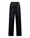 Straight leather effect trousers - Silvian Heach