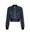 Short bomber jacket with animal print - Silvian Heach
