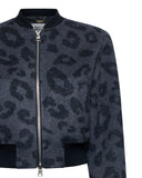 Short bomber jacket with animal print - Silvian Heach