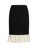 Pencil skirt with contrasting flounce - Silvian Heach