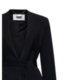 Blazer with knotted belt and shawl lapel - Silvian Heach