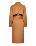 Trench coat con patta e cintura - Silvian Heach