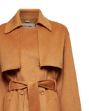 Trench coat con patta e cintura - Silvian Heach