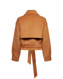 Short jacket with knotted belt - Silvian Heach