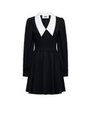 Dress with collar and wide skirt - Silvian Heach