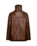 Cappotto effetto shearling con collo alto - Silvian Heach