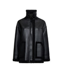Cappotto effetto shearling con collo alto - Silvian Heach