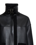 Cappotto effetto shearling con collo alto - Silvian Heach