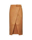 Wrap-around skirt with side buttoning - Silvian Heach