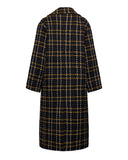 Checked coat with lapels - Silvian Heach