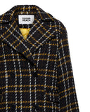 Checked coat with lapels - Silvian Heach