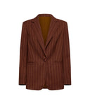 Single-breasted pinstripe blazer - Silvian Heach